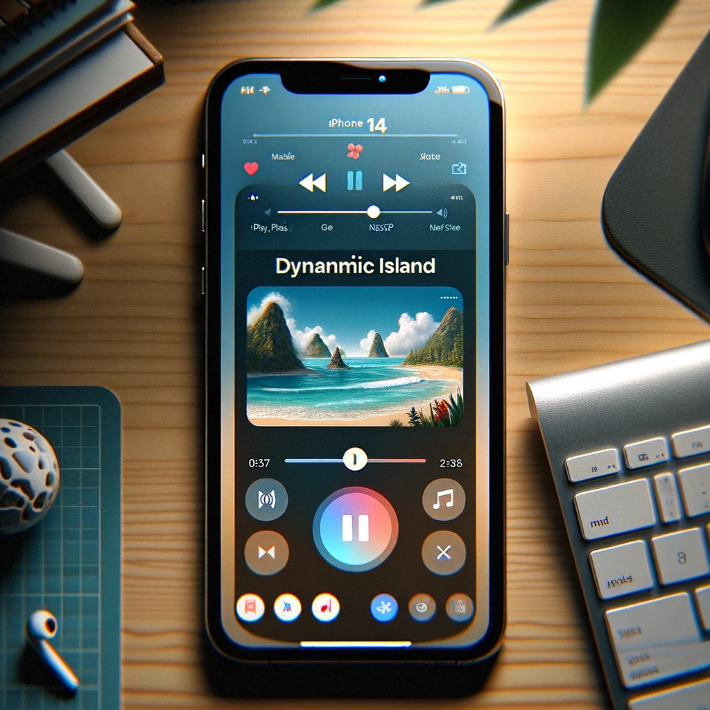 how to use dynamic island iphone 14