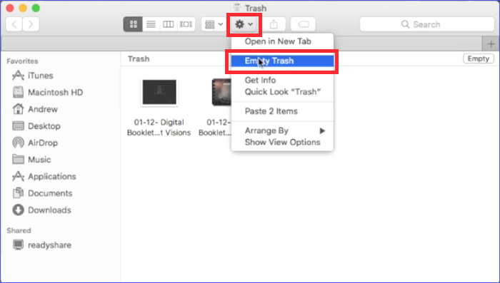 How To Empty Trash On Mac