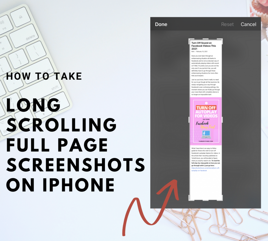 Scrolling Screenshot on iPhone