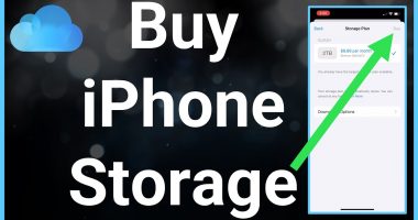 Buy More Storage On iPhone