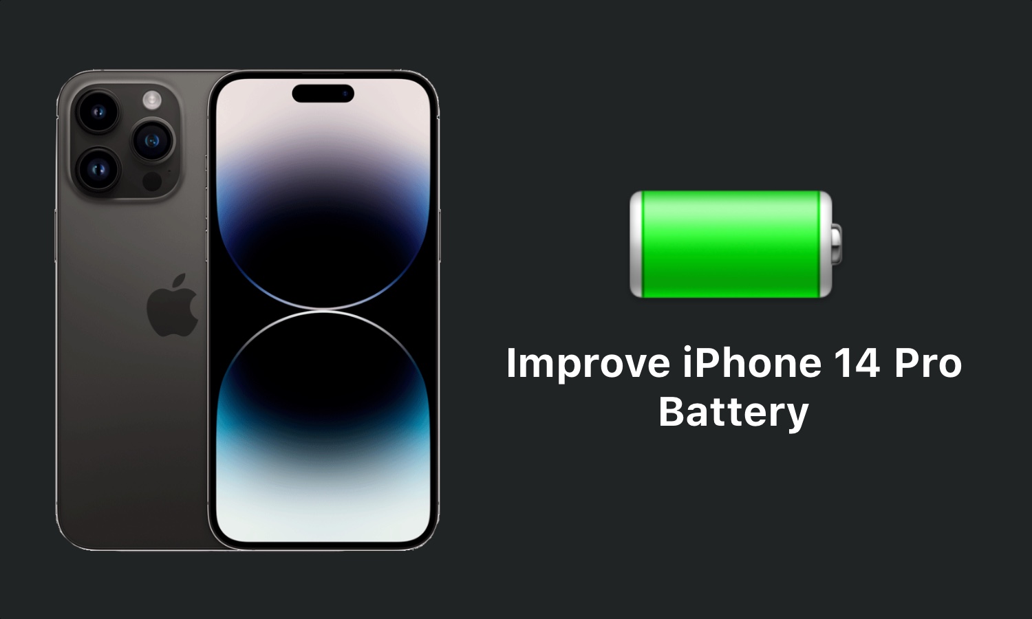 Make Your iPhone 14 Pro Max Battery Last
